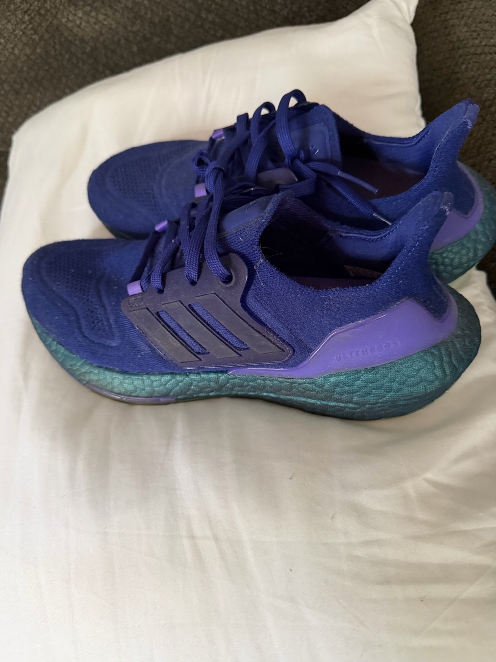 adidas Women's Purple and Teal Energy-Return Running Sneakers